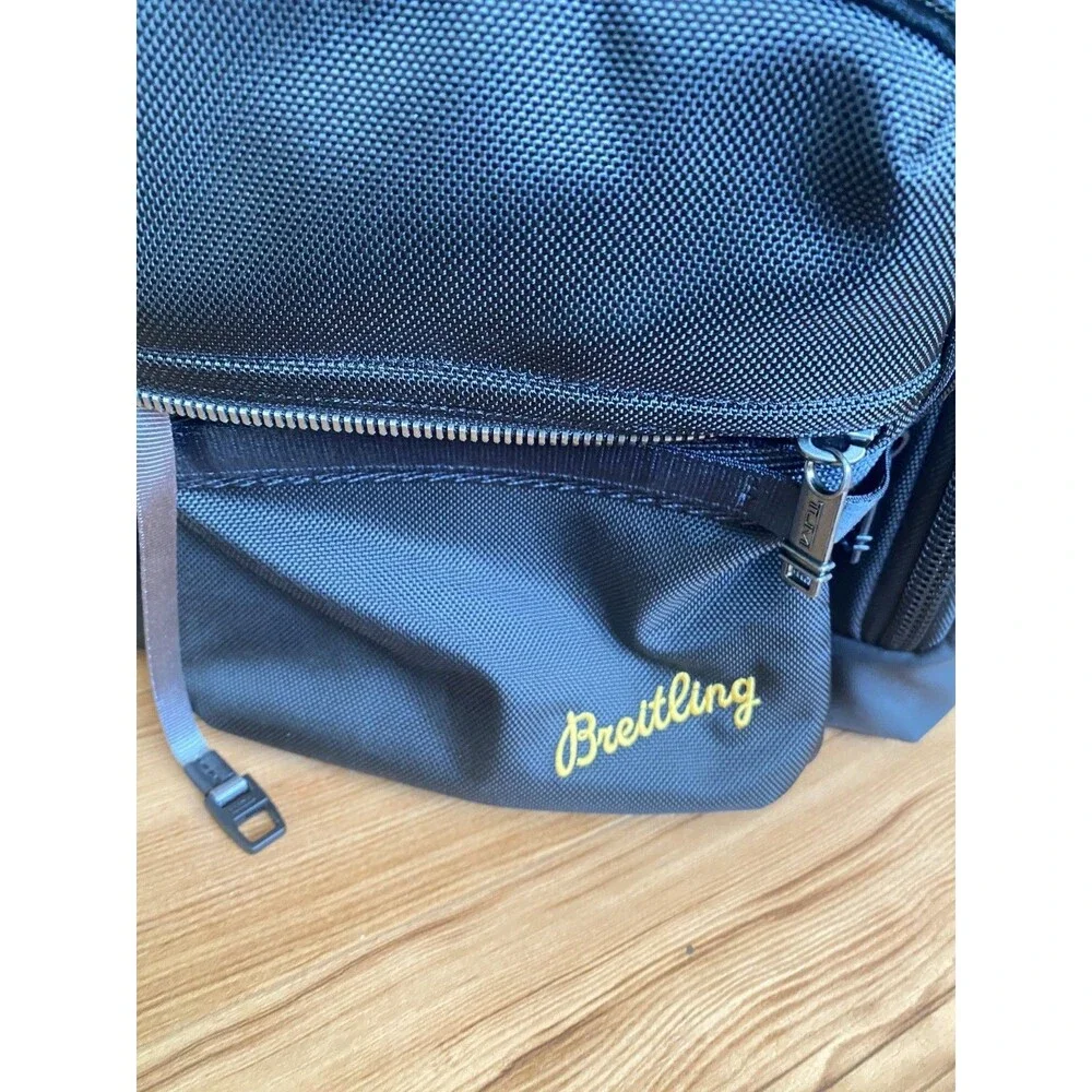 TUMI Breitling Black Backpack Nylon NEW Exclusive for Elite Breitling Customers